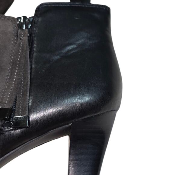 Franco Sarto Emelina Women's 10M Shoes Gray Suede Ankle Boots Booties Size 10 - Picture 6 of 9